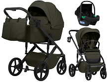 Коляска 3 в 1 Sweet Baby SBL Dolce + автокресло Elegante Plus Dark Green