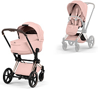 Коляска Cybex Priam V Rosegold Style Collection 2 в 1 Peach Pink