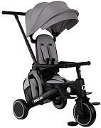 Велосипед трехколесный Pituso Leve Pro складной, с сумкой Grey/Серый