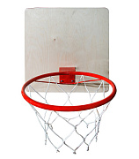 Кольцо баскетбольное КМС с сеткой 295 мм