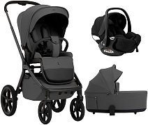 Коляска 3 в 1 Sweet Baby SBL Orso + автокресло Premier Black Dark Grey