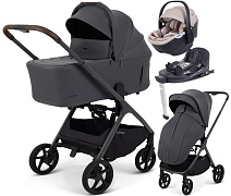 Детская коляска Rant Aventa 4 в 1 с автокреслом Aster Zero Beige и базой Graphite