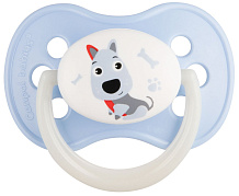 Пустышка латексная Canpol babies Cherry Animals 0-6 мес 22/593 22/593_blu голубой