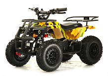 Детский электроквадроцикл RiverToys TIKI LUX желтый камуфляж