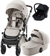 Коляска 3 в 1 Britax Roemer Smile 5Z LUX и автокресло Osann Cuddle Carbon Soft Taupe