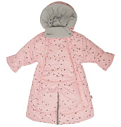 Комбинезон-трансформер Сонный Гномик на три сезона для новорожденного 2812 2812/25 розовый со звездочками 80