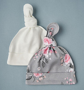 Комплект котелков Little Star 2 шт 1281 цветы, крем 38