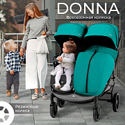 Детская прогулочная коляска для двойни Sweet Baby Donna Green