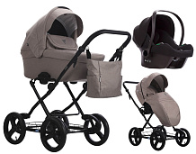 Детская коляска AroTeam Cocoline 3 в 1 с автокреслом Avionaut Cosmo 10 бежевый