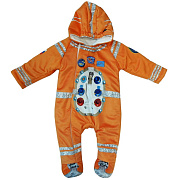 Комбинезон утепленный Папитто с капюшоном Космонавт 11-521 оранжевый 62