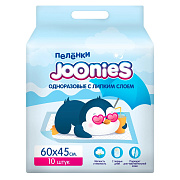 Пеленки Joonies детские одноразовые 60х45, 10 шт