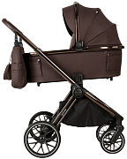 Детская коляска Adamex Spark SE 2 в 1 13-BROWN-CHOCOLATE - Т.КОРИЧ.- РАМА ШОКОЛАД