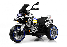 Детский электромотоцикл RiverToys М111БХ белый