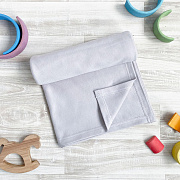 Плед-пелёнка Mjolk Песочный серый 120х105 см