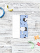 Пелёнки Mjolk муслиновые 2 шт 110х110 см Слоники/White