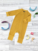Комбинезон на манжетах Mjolk Sleep and Play Mustard с рукавом реглан 56