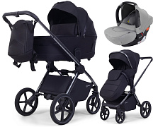 Детская коляска Rant Falcon Soft Therm 3 в 1 с автокреслом Cruise Grey Black