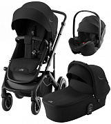 Коляска 3 в 1 Britax Roemer Smile 5Z и автокресло Baby-Safe Pro Space Black Space Black