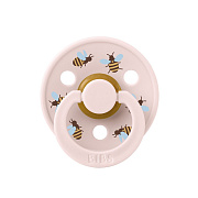 Пустышка латексная Bibs Studio Colour - Bumblebee Friends, 0+ 10024334 Petal