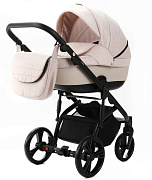 Детская коляска Adamex Lanti 2 в 1 LN-PS33 TIP (СВ.БЕЖ + СВ.БЕЖ. КОЖА)