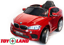 Детский электромобиль Toyland BMW X6M mini Красный краска
