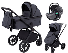 Детская коляска Rant Falcon Neo 3 в 1 с автокреслом Evomax Grey Graphite