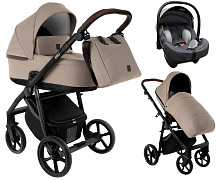 Детская коляска Roan Esso 2025 3 в 1 с автокреслом Tutis Elo Lux EduSky Grey ESS110/1 Hazel/Black