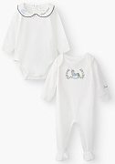 Боди детские Happy Baby 2 шт. 88629-0 ЧЗ milky (horse) 62