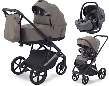 Детская коляска Rant Garda 3 в 1 с автокреслом Evomax Grey Mocca