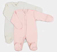 Комбинезон Rant Hugs and Kisses 2 шт Soft Pink 56