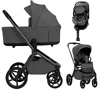 Коляска 3 в 1 Sweet Baby SBL Orso New + автокресло Premier Plus Grey New Dark Grey
