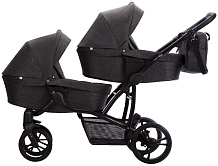 Детская коляска для двойни Bebetto 42 2 в 1 22 т.серый