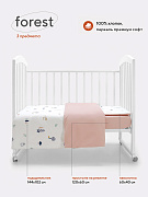 Комплект постельного белья Rant Forest 3 предмета розовый