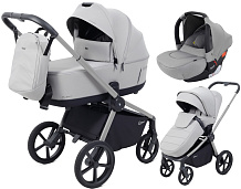 Детская коляска Rant Flex Therm Soft 3 в 1 с автокреслом Cruise Grey Stone Grey