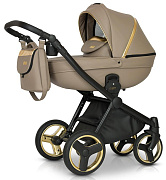 Детская коляска Verdi Mirage Soft 3 в 1 01 светло-бежевый с золотым