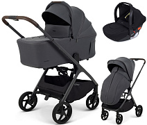 Детская коляска Rant Aventa 3 в 1 с автокреслом Cruise Black Graphite