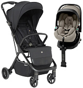 Прогулочная коляска Sweet Baby Aura + автокресло Premier Plus Begie Black