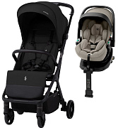 Прогулочная коляска Sweet Baby Aura Basic SBL + автокресло Premier Plus Begie Black