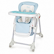 Детский стул-шезлонг для кормления Nuovita Tutela Blu perforata/Голубой с перфорацией
