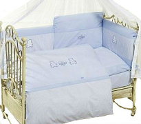 Комплект в кроватку Feretti Orsetti 6 предметов blue/long