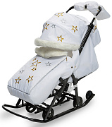 Детские санки-коляска Pikate Limited Edition white