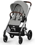 Прогулочная коляска Cybex Balios S Lux SLV 2025 524002459 Stone Grey с дождевиком