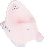 Детский горшок-стульчик Tega Baby Little Bunnies (Кролики) антискользящий муз. розовый