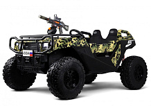 Детский электромобиль RiverToys A505AA-LUX A505AA-LUX-GREEN-CAMOUFLAGE/зеленый камуфляж