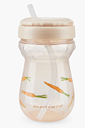 Поильник с трубочкой Happy Baby 360 мл 14011 carrot