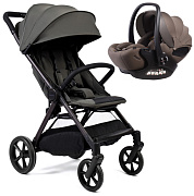 Прогулочная коляска Peppy Vigo с автокреслом Verona Brown Antrazit антрацит