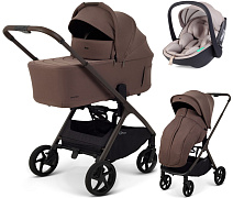 Детская коляска Rant Aventa 3 в 1 с автокреслом Miro Beige Beige