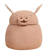 Корзина для игрушек Lorena Canals Свинка Пегги 32х30 см