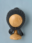 Шапочка вязаная Little Star Гномик 80125 (ЧЗ-нк) графит 38