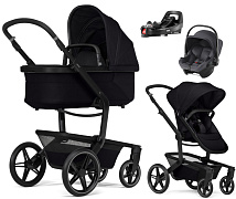 Детская коляска 4 в 1 Joolz Day 5 и автокресло Baby-Safe Core Midnight Grey2 и база Vario Base 5Z без адаптеров Space Black